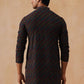 Multicolor Embroidered Viscose Rayon Kurta ( KO 5282 Black ) [FF] [P-19]