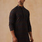 Multicolor Embroidered Viscose Rayon Kurta ( KO 5282 Black ) [FF] [P-19]