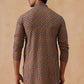 Multicolor Embroidered Viscose Rayon Kurta ( KO 5282 Brown )