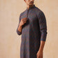 Multicolor Embroidered Viscose Rayon Kurta Set ( JOKP PJ11-W 5282 PJ11-W 5282Charcoal )