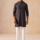 Multicolor Embroidered Viscose Rayon Kurta Set ( JOKP PJ11-W 5282 PJ11-W 5282Charcoal )