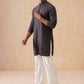 Multicolor Embroidered Viscose Rayon Kurta Set ( JOKP PJ11-W 5282 PJ11-W 5282Charcoal )