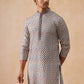 Multicolor Embroidered Viscose Rayon Kurta ( KO 5282 White )