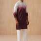 Men’s Ombre Kurta with Pyjama ( JOKP PJ11-W 5284 PJ11-W 5284Maroon )