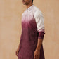 Men’s Ombre Kurtas ( KO 5284 Maroon )