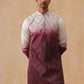 Men’s Ombre Kurtas ( KO 5284 Maroon )
