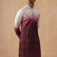 Men’s Ombre Kurtas ( KO 5284 Maroon )