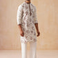 Traditional Embroidered Kurta for Men (JOKP PJ11-W 5285 White )