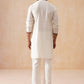 Traditional Embroidered Kurta for Men (JOKP PJ11-W 5285 White )