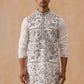 Silk Blend Embroidered Kurtas ( KO 5288 White )