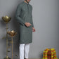 Men's Chikankari Embroidered and Sequence Kurta with Pyjama