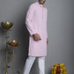 Men's Chikankari Embroidered and Sequence Kurta with Pyjama