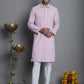 Men's Chikankari Embroidered and Sequence Kurta with Pyjama