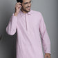 Men's Chikankari Embroidered and Sequence Kurta with Pyjama