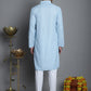 Men's Chikankari Embroidered and Sequence Kurta with Pyjama