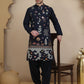 Embroidered Silk Blend Kurta with White Salwar ( JOKP SP-B 5140 Navy )