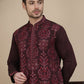 Embroidered Silk Blend Kurta with Salwar ( JOKP SP-B 5180 Purple )