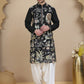 Embroidered Silk Blend Kurta with Salwar ( JOKP SP-W 5138 Black )