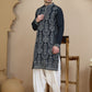 Embroidered Silk Blend Kurta with Salwar ( JOKP SP-W 5180 Navy )