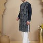 Embroidered Silk Blend Kurta with Salwar ( JOKP SP-W 5180 Navy )