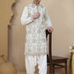 Embroidered Silk Blend Kurta with Salwar ( JOKP SP-W 5180 White )