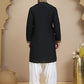 Floral Embroidered Straight Kurta With Salwar ( JOKP SP-W 5200 Black )