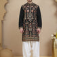 Floral Embroidered Straight Kurta With Salwar ( JOKP SP-W 5200 Black )