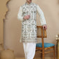Floral Embroidered Straight Kurta With Salwar ( JOKP SP-W 5200 White )