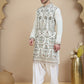 Floral Embroidered Straight Kurta With Salwar ( JOKP SP-W 5200 White )