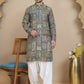 Embroidered Kurta with Classic White Salwar ( JOKP SP-W 5254 Blue )