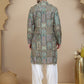 Embroidered Kurta with Classic White Salwar ( JOKP SP-W 5254 Blue )
