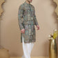 Embroidered Kurta with Classic White Salwar ( JOKP SP-W 5254 Blue )