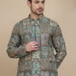 Embroidered Kurta with Classic White Salwar ( JOKP SP-W 5254 Blue )