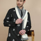 Black Embroidered Kurta Salwar & Dupatta Set, ( JOKP SP-W D 5091 Black )