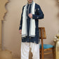 Teal Embroidered Kurta Salwar & Dupatta Set, ( JOKP SP-W D 5091 Teal )
