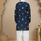 Teal Embroidered Kurta Salwar & Dupatta Set, ( JOKP SP-W D 5091 Teal )