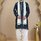 Teal Embroidered Kurta Salwar & Dupatta Set, ( JOKP SP-W D 5091 Teal )