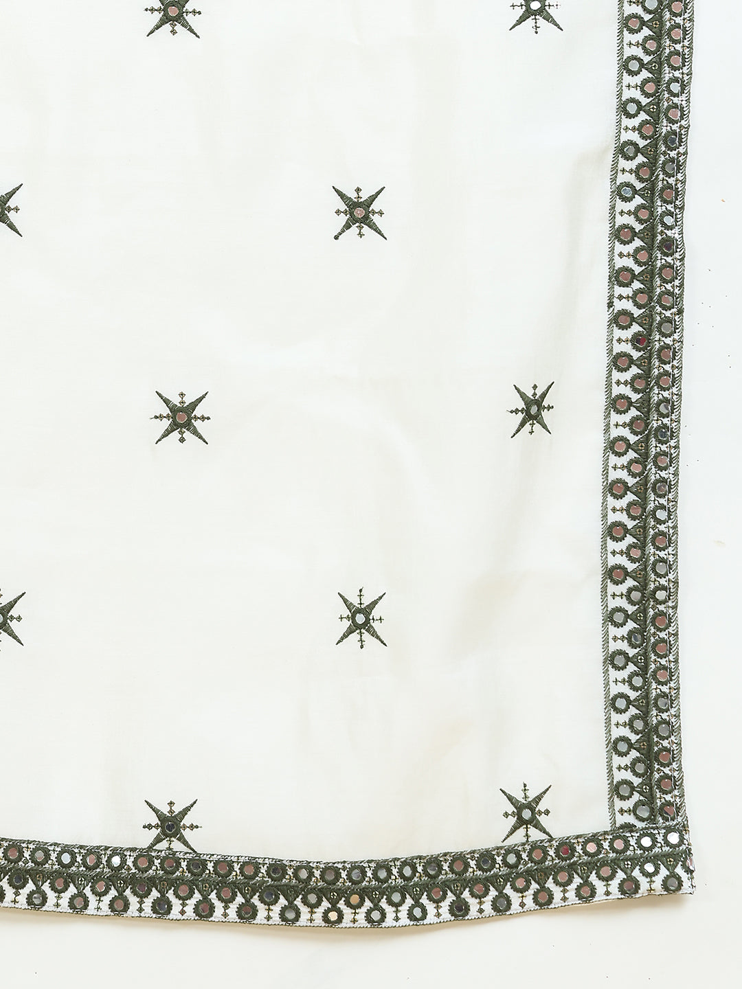 Embroidered Silk Blend Kurta Salwar and Dupatta Set for Men ( JOKP SP D 5077 Olive )