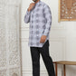 Printed front open Kurta With Trouser