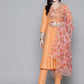 Women Embroidered Thread Work Kurta & Trousers With Dupatta