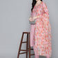 Women Embroidered Thread Work Kurta & Trousers With Dupatta