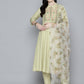 Women Embroidered Thread Work Kurta & Trousers With Dupatta