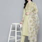 Women Embroidered Thread Work Kurta & Trousers With Dupatta
