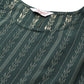 Jacquard flared kurta pallazos dupatta set