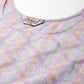 Printed flared kurta pallazos dupatta set