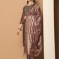 Embroidered Kurta,Printed Dupatta and Trouser Set