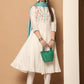 Embroidered Kurta,Printed Dupatta and Trouser Set