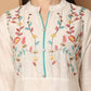Embroidered Kurta,Printed Dupatta and Trouser Set