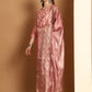 Embroidered Kurta,Printed Dupatta and Trouser Set