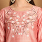 Embroidered Kurta,Printed Dupatta and Trouser Set